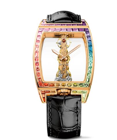 Replica Corum Golden Bridge Classic Rose Gold Baguette Watch B113/02957 - 113.310.85/0F01 0000R
